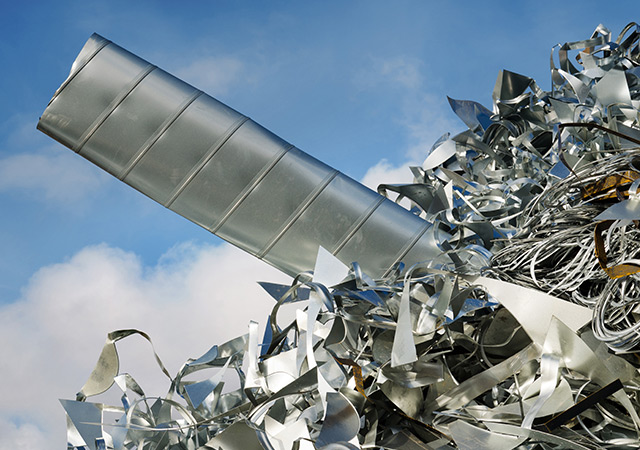 Metallmüll gesammelt